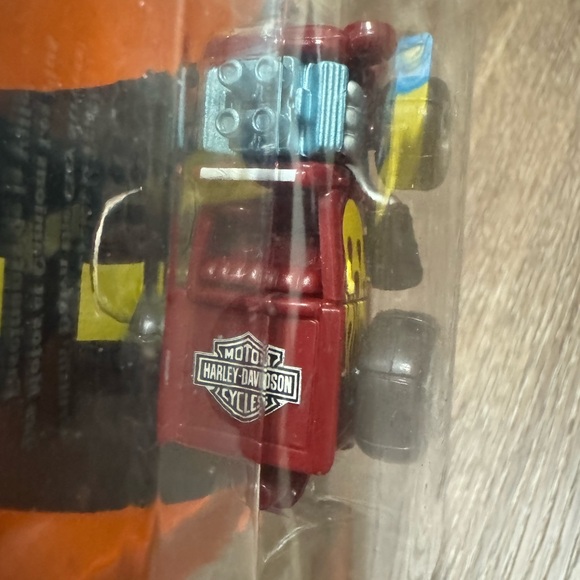 Harley Davidson Cycle Town Red Toy Car - Picture 3 of 7